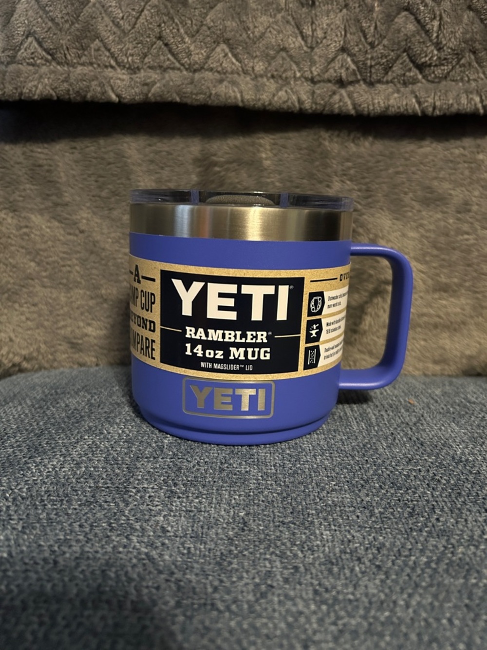 Yeti 14 oz Mug with Mag Slider Lid, Ultramarine Violet